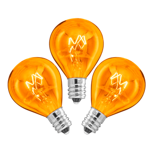 20-Watt Light Bulb - 3 Pack - Orange