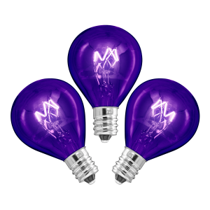 20-Watt Light Bulb - 3-pack - Purple