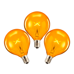25-Watt Bulb - 3-pack - Orange