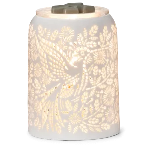 Etched Hummingbird Warmer