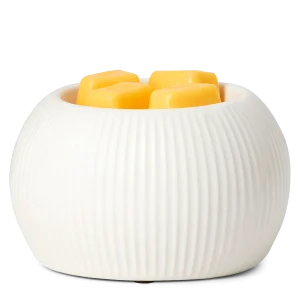 White Fluted Warmer