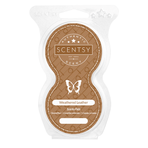 Weathered Leather Scentsy Pod Twin Pack