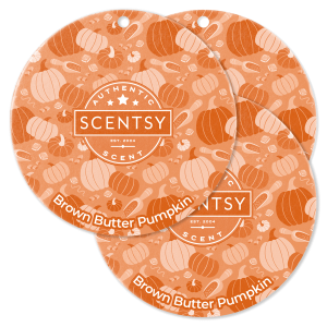 Brown Butter Pumpkin Scent Circle 3-Pack