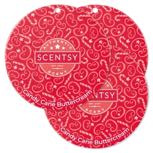 Candy Cane Buttercream Scent Circle 3-Pack
