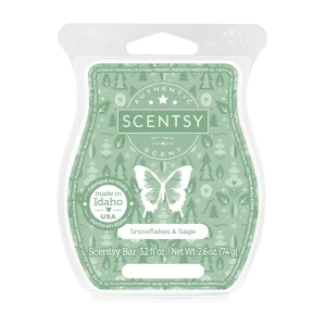 Snowflakes & Sage Scentsy Bar